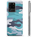 Funda de TPU para Samsung Galaxy S20 Ultra - Camuflaje Azul