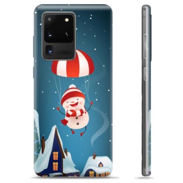 Funda de TPU para Samsung Galaxy S20 Ultra - Muñeco de Nieve