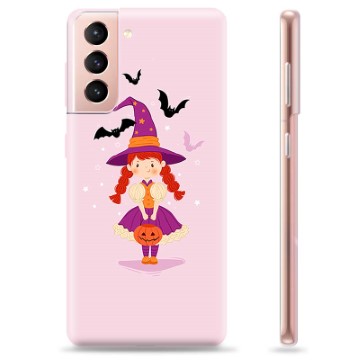 Funda de TPU para Samsung Galaxy S21 5G - Chica de Halloween