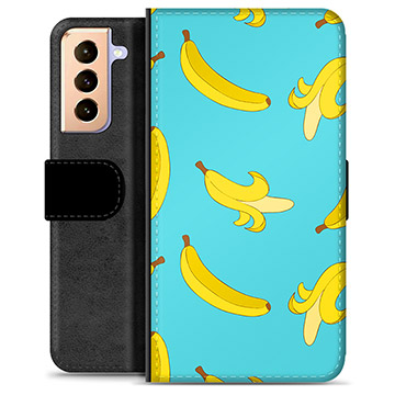 Funda Cartera Premium para Samsung Galaxy S21+ 5G - Plátanos