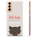 Funda de TPU para Samsung Galaxy S21+ 5G - Gato Enfadado