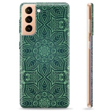 Funda de TPU para Samsung Galaxy S21+ 5G - mandala Verde