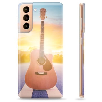 Funda de TPU para Samsung Galaxy S21+ 5G - Guitarra