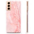 Funda de TPU para Samsung Galaxy S21+ 5G - Mármol Rosa