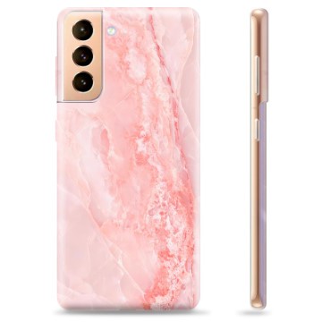 Funda de TPU para Samsung Galaxy S21+ 5G - Mármol Rosa