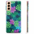 Funda de TPU para Samsung Galaxy S21+ 5G - Flores Tropicales