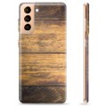 Funda de TPU para Samsung Galaxy S21+ 5G - Madera