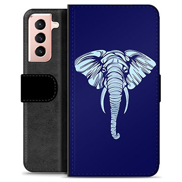 Funda Cartera Premium para Samsung Galaxy S21 5G - Elefante