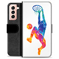 Funda Cartera Premium para Samsung Galaxy S21 5G - Slam Dunk