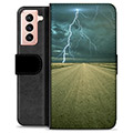 Funda Cartera Premium para Samsung Galaxy S21 5G - Tormenta