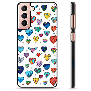 Carcasa Protectora para Samsung Galaxy S21 5G - Corazones