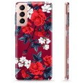 Funda de TPU para Samsung Galaxy S21 5G - Flores Vintage