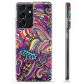 Funda de TPU para Samsung Galaxy S21 Ultra - Flores Abstractas