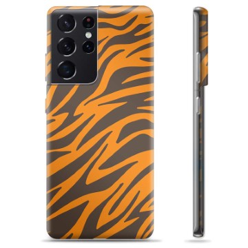 Funda de TPU para Samsung Galaxy S21 Ultra 5G - Tigre