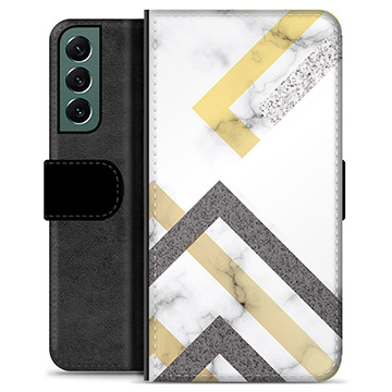 Funda Cartera Premium para Samsung Galaxy S22+ 5G - Mármol Abstracto