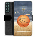 Funda Cartera Premium para Samsung Galaxy S22+ 5G - Baloncesto