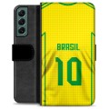 Funda Cartera Premium para Samsung Galaxy S22+ 5G - Brasil