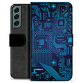 Funda Cartera Premium para Samsung Galaxy S22+ 5G - Placa de Circuito