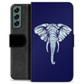 Funda Cartera Premium para Samsung Galaxy S22+ 5G - Elefante