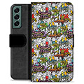 Funda Cartera Premium para Samsung Galaxy S22+ 5G - Graffiti