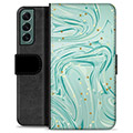 Funda Cartera Premium para Samsung Galaxy S22+ 5G - Menta Verde