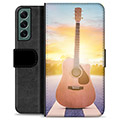 Funda Cartera Premium para Samsung Galaxy S22+ 5G - Guitarra