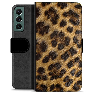 Funda Cartera Premium para Samsung Galaxy S22+ 5G - Leopardo