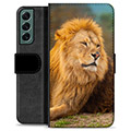 Funda Cartera Premium para Samsung Galaxy S22+ 5G - León