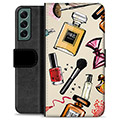 Funda Cartera Premium para Samsung Galaxy S22+ 5G - Maquillaje