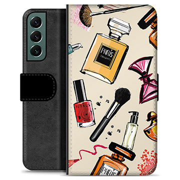 Funda Cartera Premium para Samsung Galaxy S22+ 5G - Maquillaje