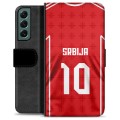 Funda Cartera Premium para Samsung Galaxy S22+ 5G - Serbia