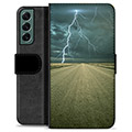 Funda Cartera Premium para Samsung Galaxy S22+ 5G - Tormenta