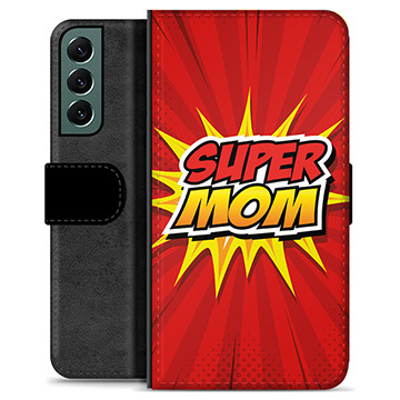 Funda Cartera Premium para Samsung Galaxy S22+ 5G - Super Mom