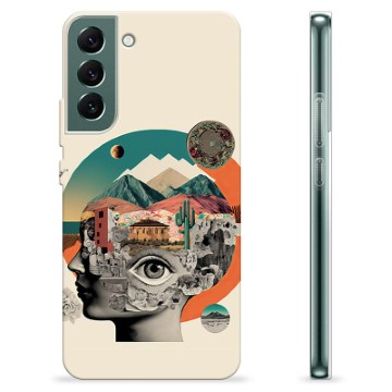 Funda de TPU para Samsung Galaxy S22+ 5G - Collage Abstracto