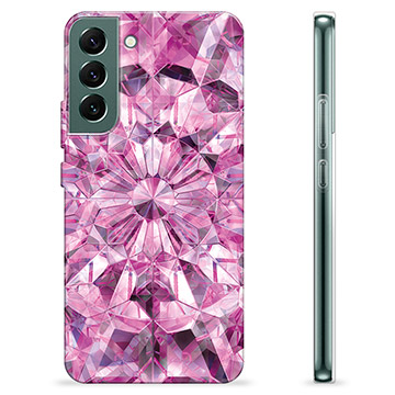 Funda de TPU para Samsung Galaxy S22+ 5G - Cristal Rosa