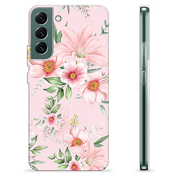 Funda de TPU para Samsung Galaxy S22+ 5G - Flores de Acuarela