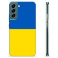 Funda TPU con bandera de Ucrania para Samsung Galaxy S22+ 5G - Amarillo y azul claro