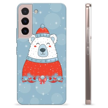 Funda de TPU para Samsung Galaxy S22 5G - Oso de Navidad