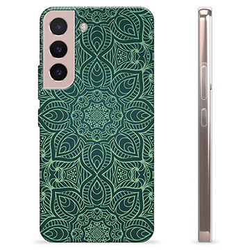 Funda de TPU para Samsung Galaxy S22 5G - mandala Verde