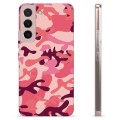 Funda de TPU para Samsung Galaxy S22 5G - Camuflaje Rosa