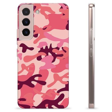 Funda de TPU para Samsung Galaxy S22 5G - Camuflaje Rosa