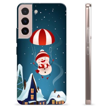 Funda de TPU para Samsung Galaxy S22 5G - Muñeco de Nieve