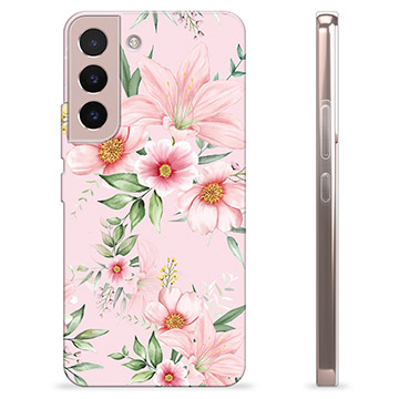 Funda de TPU para Samsung Galaxy S22 5G - Flores de Acuarela