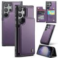 Funda Samsung Galaxy S22 Ultra 5G Caseme C22 RFID Card Wallet - Morado