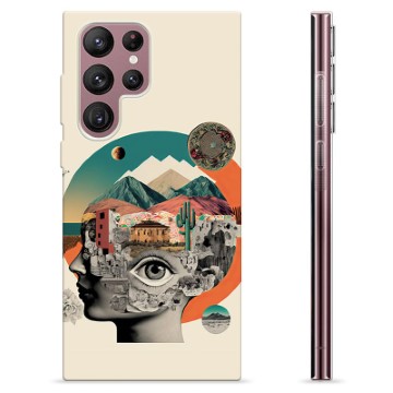 Funda de TPU para Samsung Galaxy S22 Ultra 5G - Collage Abstracto