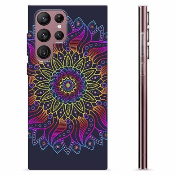 Funda de TPU para Samsung Galaxy S22 Ultra 5G - Mandala Colorida