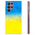 Funda TPU con bandera de Ucrania para Samsung Galaxy S22 Ultra 5G - Bicolor