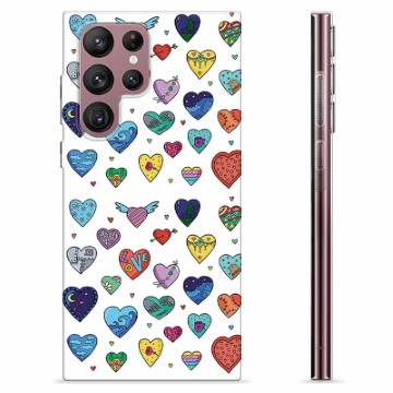 Funda de TPU para Samsung Galaxy S22 Ultra 5G - Corazones