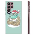 Funda de TPU para Samsung Galaxy S22 Ultra 5G - Papá Noel Moderno