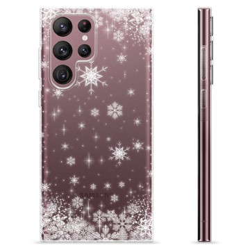 Funda de TPU para Samsung Galaxy S22 Ultra 5G - Copos de Nieve